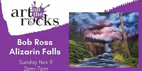 Bob Ross Alizarin Falls