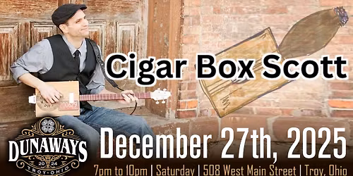 LIVE Music w\/ Cigar Box Scott