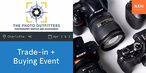 Sell your camera gear (free event-no ticket needed) at The Photo Outfitters