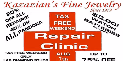 Tax Free Weekend Sale