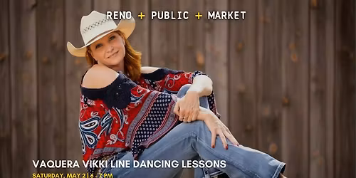 Line Dancing With Vaquera Vikki at Reno Public Market