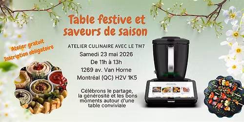Table festive et saveurs de saisons avec  Thermomix\u00ae