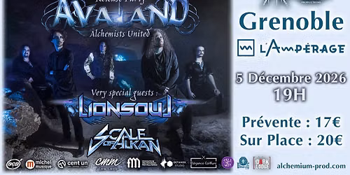 Avaland (Release Party) + Lionsoul + Scale Of Alkan