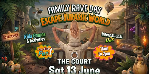 Family Rave Day - Escape Jurassic World Perth