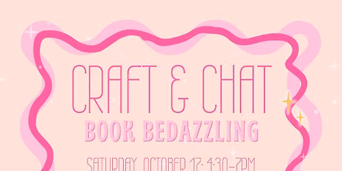 Craft & Chat: Book Bedazzling