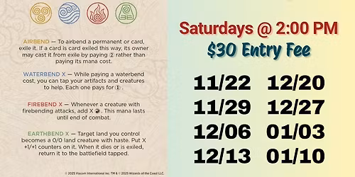 ATLA - Master the Four Elements League