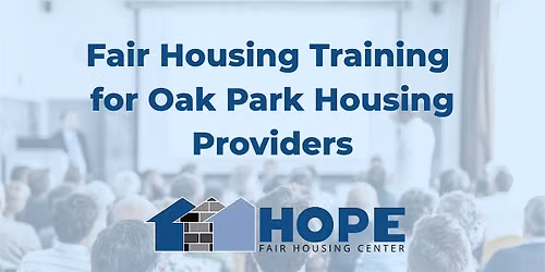 Fair Housing Training for Housing Providers