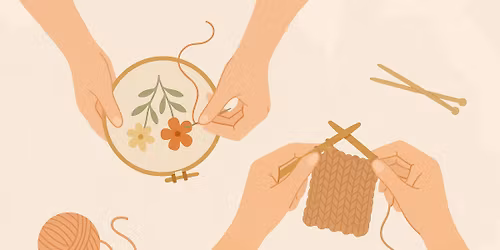 Craft & Connect: Knitting & Embroidery \ud83d\udcab FREE EVENT