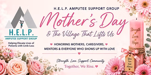 Life After Limb Loss: H.E.L.P. Support Group @ PAM Sugarland