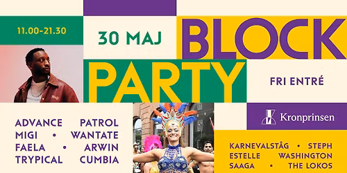 \u00c5rets Blockparty hos Prinsen \u00e4r h\u00e4r!