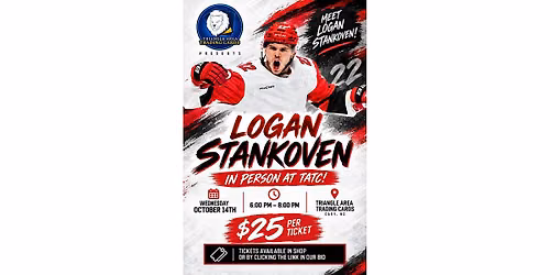 Logan Stankoven In Person Signing