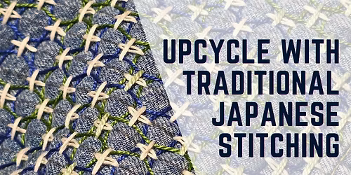 Upcycle with Sashiko Stitching \u2728 Hand Embroidery Workshop