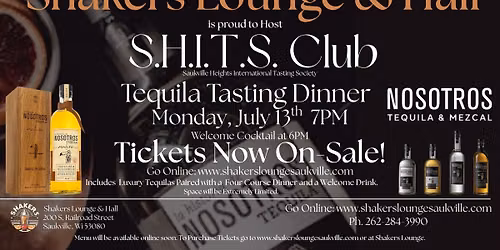 Tequila Tasting Dinner
