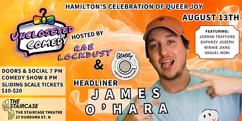 Uncloseted Comedy with James O'Hara!