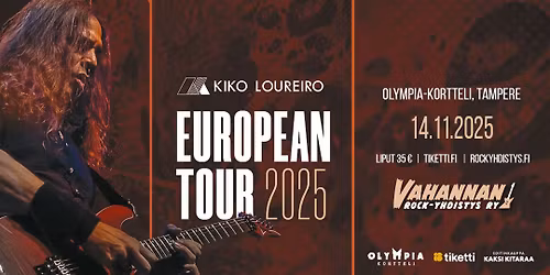Kiko Loureiro @Olympia Tampere 14.11.2025