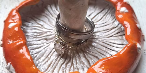 Play With Clay: Mushroom Ring Holder $22