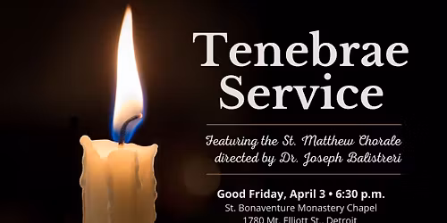 Tenebrae Service
