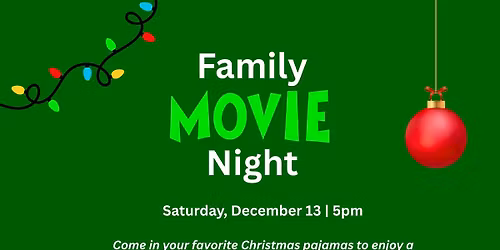 Family Christmas Movie Night