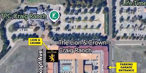 Taylor DeLatte at McKINNEY Lion & Crown at Craig Ranch!