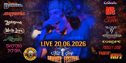 L'evento HAIR METAL dell'anno al KILLJOY summer festival !!