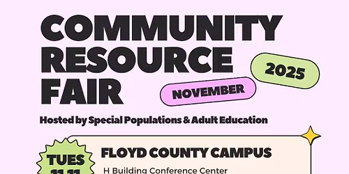 Community Resource Fair - Whitfield Murray Campus