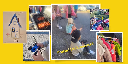 Iltatori Loukinaisten koulun pihassa