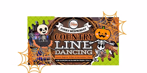 Halloween Party! Line Dance Lessons with Berit 