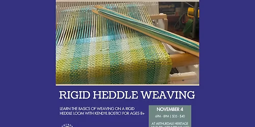 Rigid Heddle Weaving Workshop