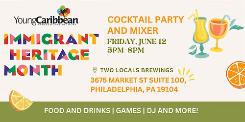 Immigrant Heritage Month Cocktail Party