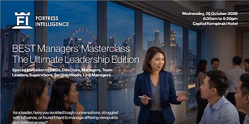 Best Manager's Masterclass - The Ultimate Leadership Edition
