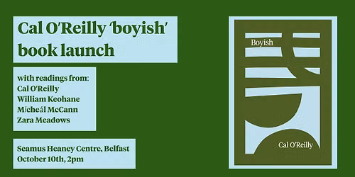 Cal O'Reilly queer poetry book launch