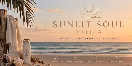 Sunset Beach Yoga with Sunlit Soul