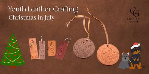 Youth Leather Crafting - Keyrings and Christmas Ornaments