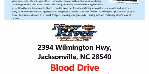 The MSgt Vince Tygart, USMC (Ret) Memorial Blood Drive