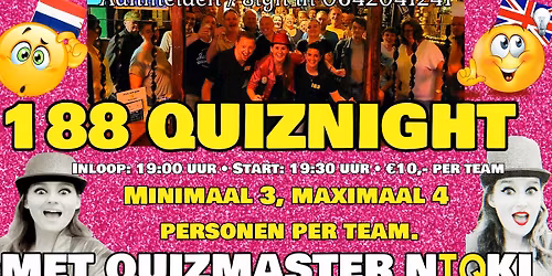 Quiznight in Bar Club 188