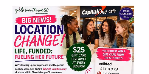 Life, Funded:  Building My "I Got This" Fund - 6 Week Money Talk - hosted by Capital One Cafe