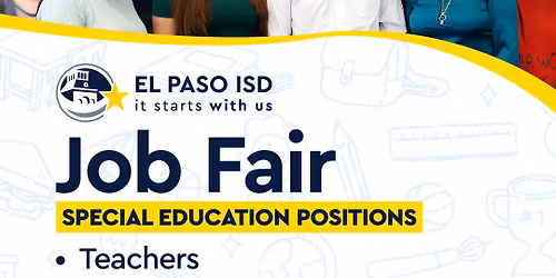 El Paso ISD Special Education Job Fair