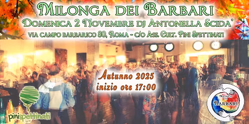 Milonga dei Barbari - Dj Antonella Scid\u00e0