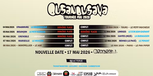 COMPLET - OUSANOUSAVA - 7 MAI 2026 - MARSEILLE