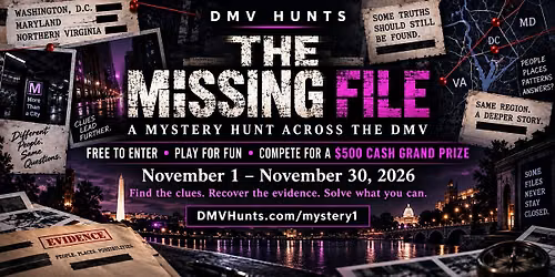 DMV Hunts: The Missing File - DMV Mystery Scavenger Hunt