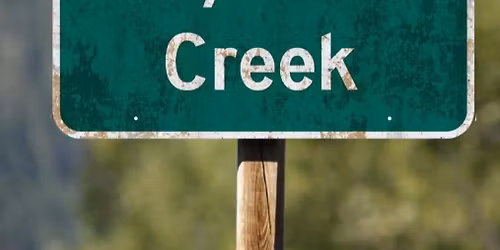 Dry Run Creek at the Moon