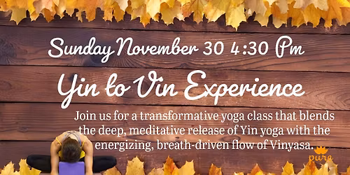 Yin to Vin Experience
