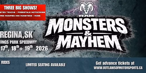 Ram Monsters & Mayhem - Regina Sk