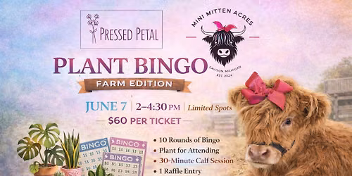 Plant BINGO - Farm Edition