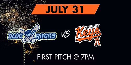 Christmas in July | Wilmington Blue Rocks vs Frederick Keys @7pm