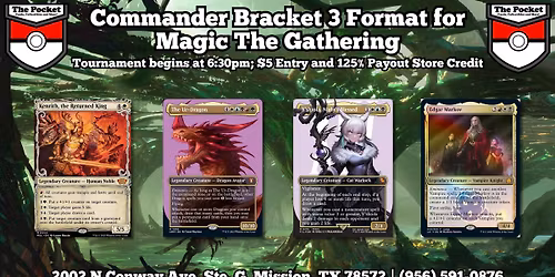 Bracket 3 Commander @ The Pocket !
