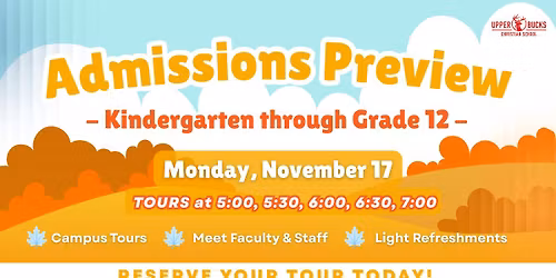 Fall Admissions Preview