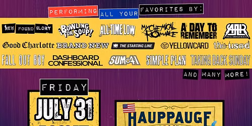 Fridays Out Front Featuring The Warped Tour Band (Emo\/Pop-Punk Tribute)