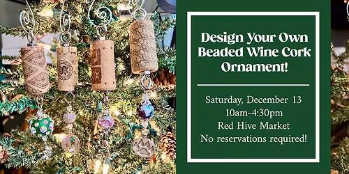 Design Your Own Beaded Wine Cork Ornament