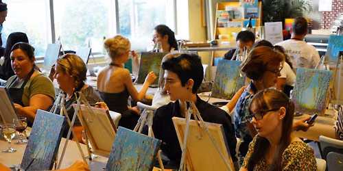 Spooky Paint & Sip at the Gallery